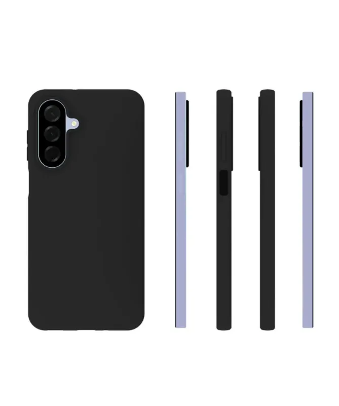Coque Noire Mat Samsung Galaxy A17 avec Verre Trempé - photo 2