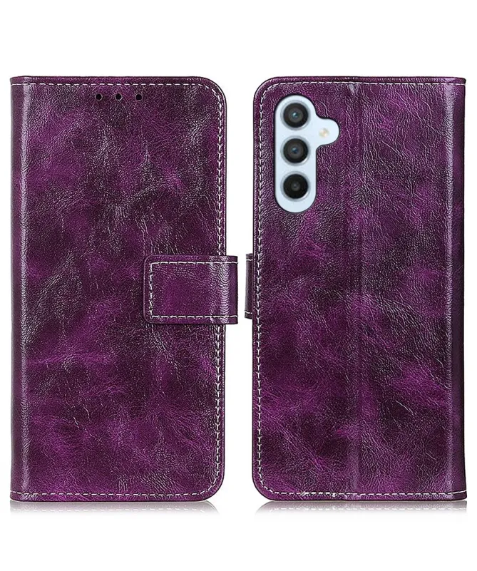 Housse Samsung Galaxy A17 effet cuir luxueux coutures
