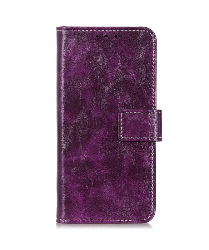 Housse Samsung Galaxy A17 effet cuir luxueux coutures