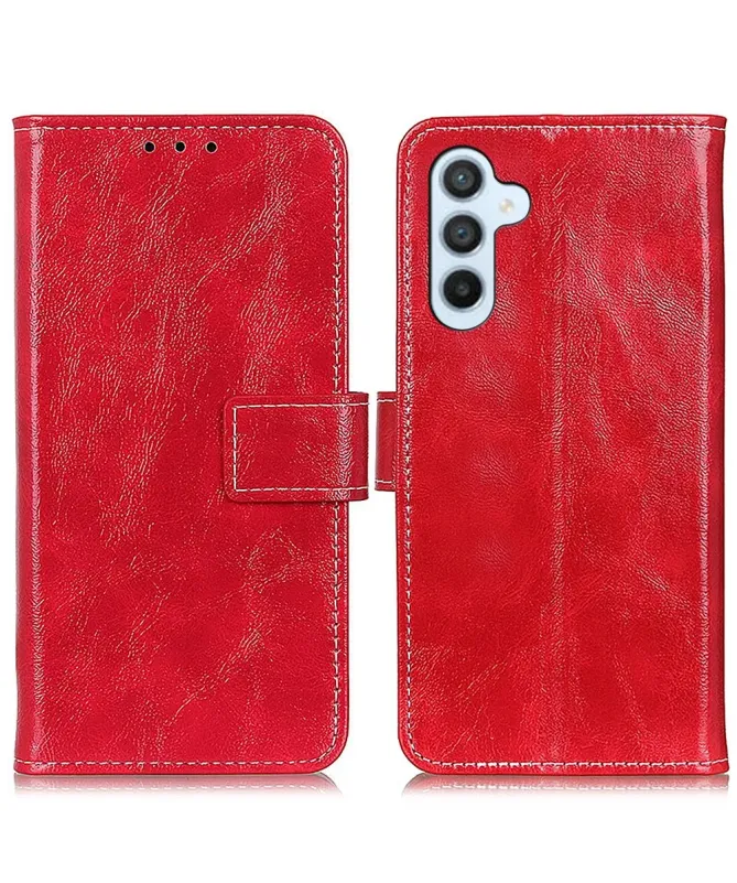Housse Samsung Galaxy A17 effet cuir luxueux coutures