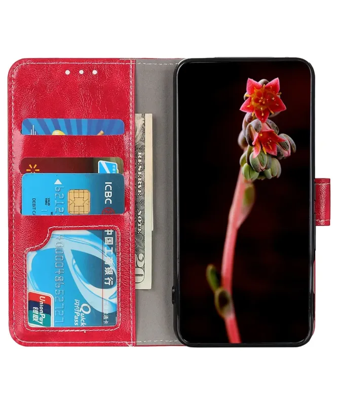 Housse Samsung Galaxy A17 effet cuir luxueux coutures