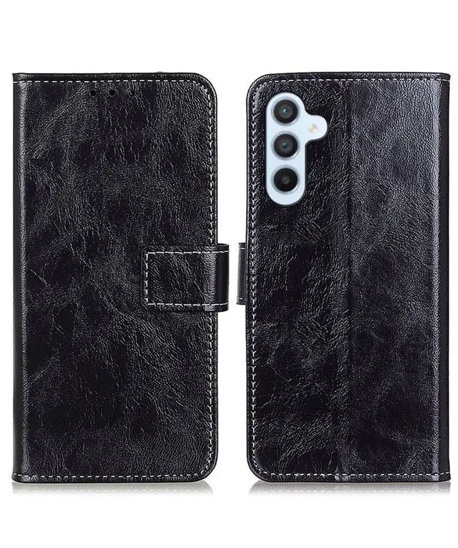 Housse Samsung Galaxy A17 effet cuir luxueux coutures