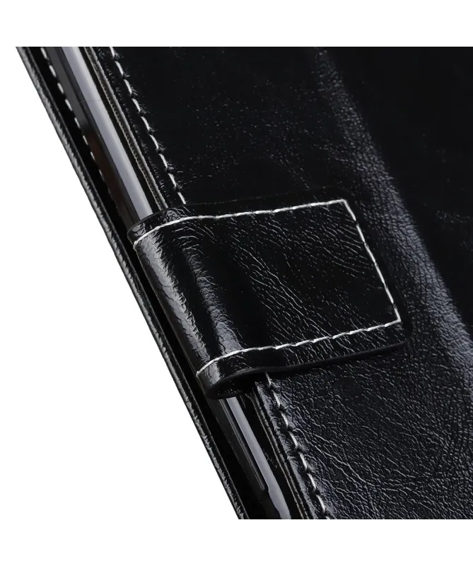 Housse Samsung Galaxy A17 effet cuir luxueux coutures