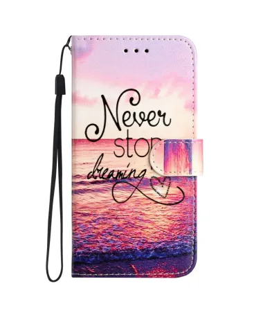 Housse Samsung Galaxy A17 Coucher de Soleil | Never Stop Dreaming