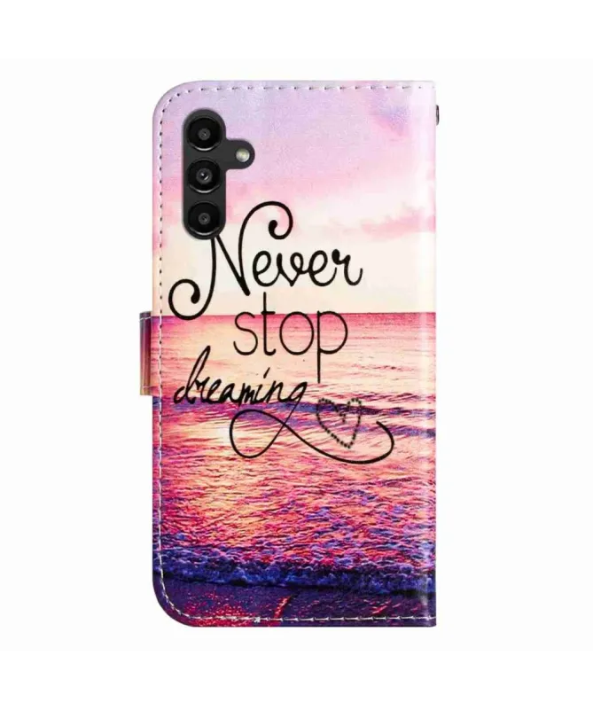 Housse Samsung Galaxy A17 Coucher de Soleil | Never Stop Dreaming