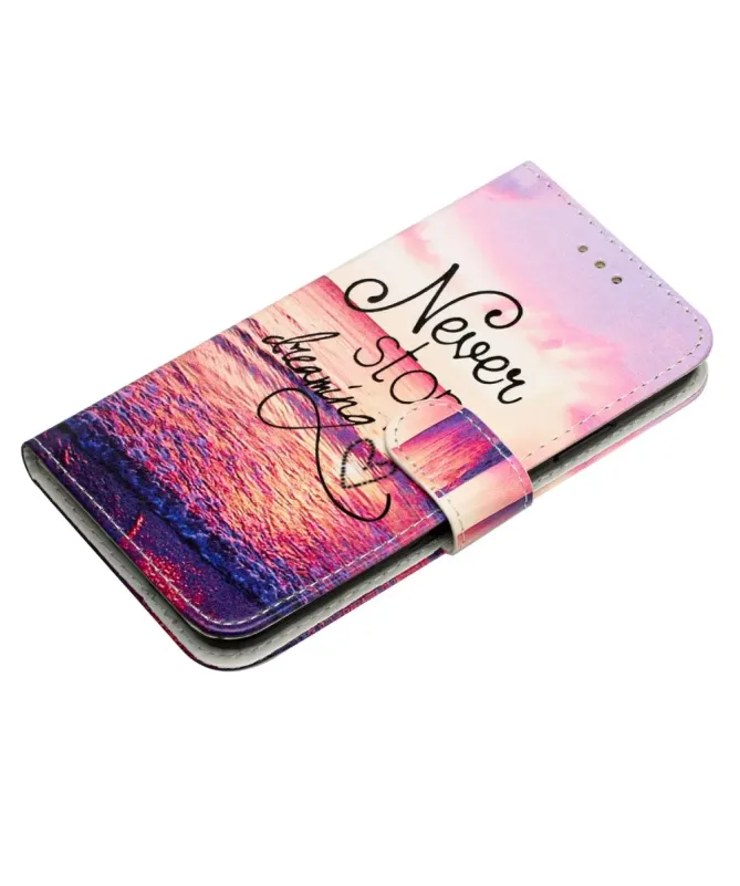 Housse Samsung Galaxy A17 Coucher de Soleil | Never Stop Dreaming
