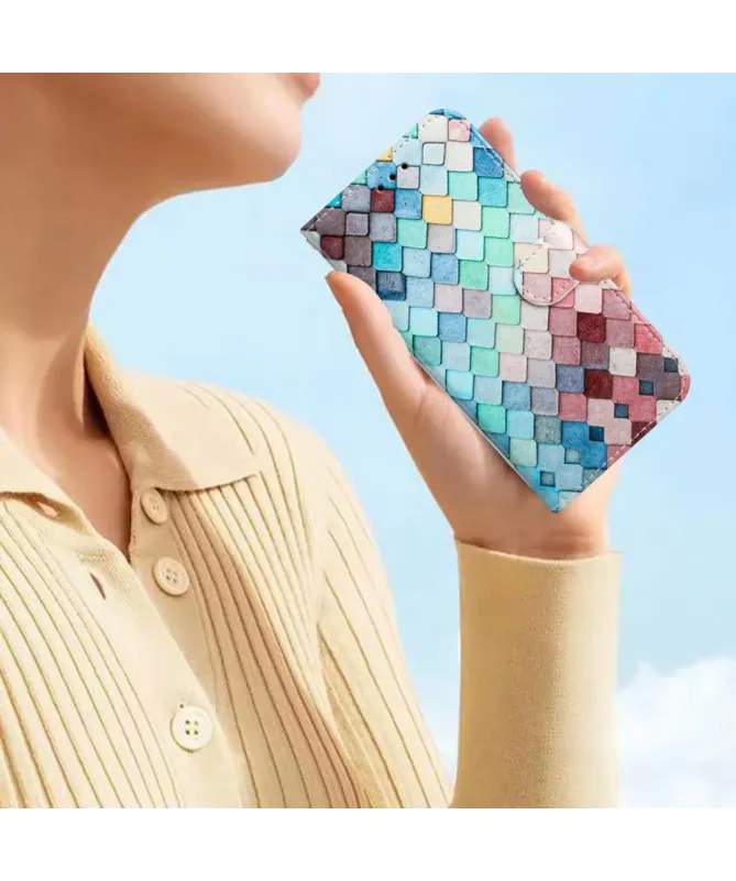 Housse Samsung Galaxy A17 Écailles Pastel