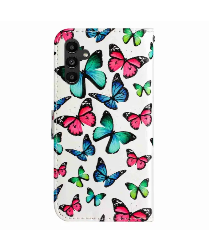 Housse Samsung Galaxy A17 Papillons Colorés | BUTTERFLY