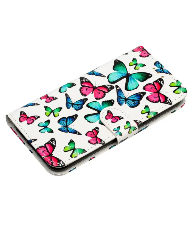 Housse Samsung Galaxy A17 Papillons Colorés | BUTTERFLY