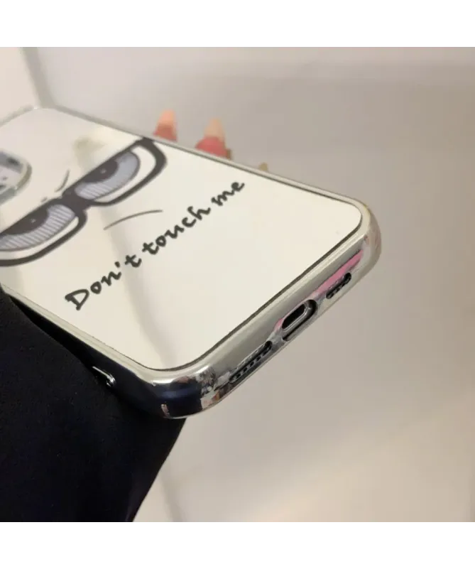 Coque iPhone 16 Pro Max "Don't Touch Me"