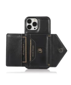 Coque iPhone 16 Pro Max Porte-Cartes Triangle et Bandoulière Luxe