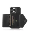 Coque iPhone 16 Pro Max Porte-Cartes Triangle et Bandoulière Luxe