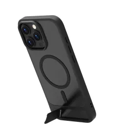 Coque iPhone 16 Pro Max MagSafe avec Support | Le-Chic Série Noir