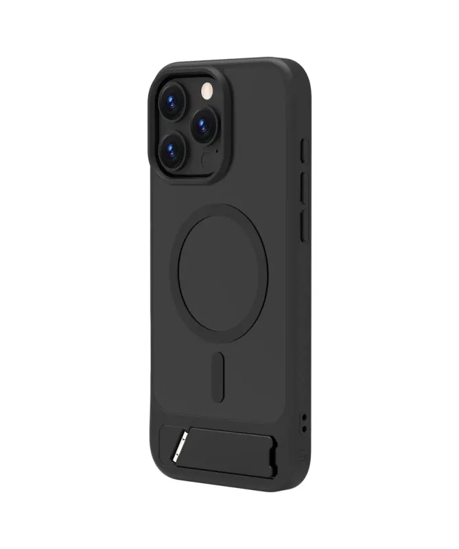 Coque iPhone 16 Pro Max MagSafe avec Support | Le-Chic Série Noir - photo 4