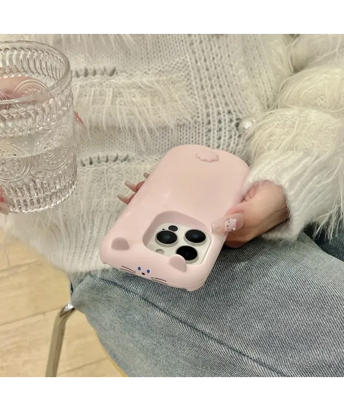 Coque iPhone 16 Pro Max Silicone Lapin Endormi