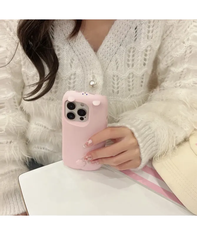 Coque iPhone 16 Pro Max Silicone Lapin Endormi