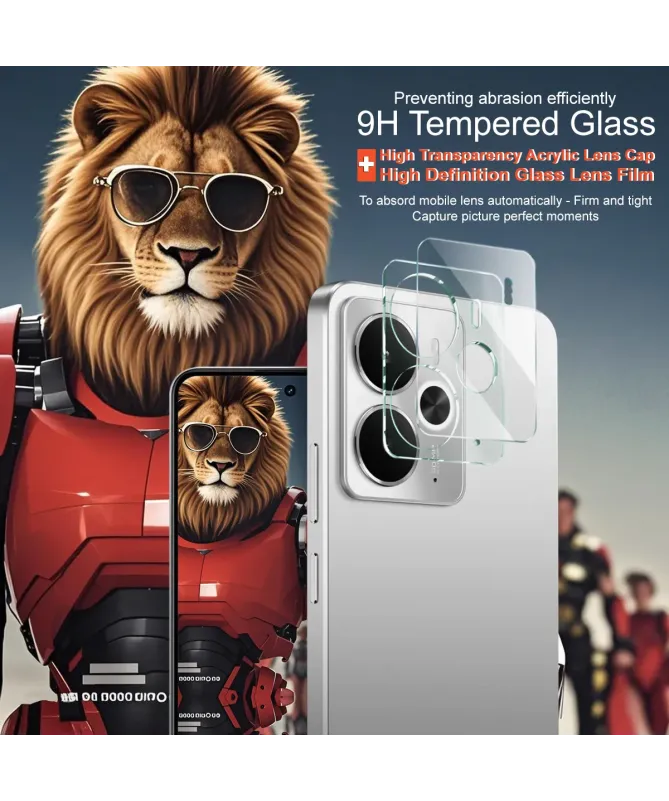 Verre Trempé Realme 14 5G/14T 5G pour lentille (2 pièces)