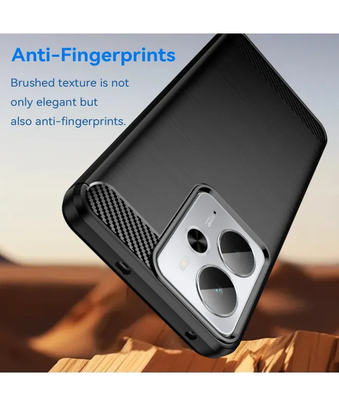 Coque Realme 14 5G / P3 5G / 14T 5G flexible effet brossé