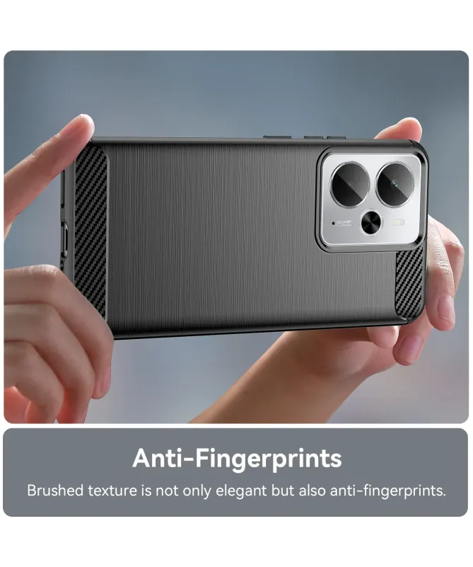 Coque Realme 14 5G / P3 5G / 14T 5G flexible effet brossé