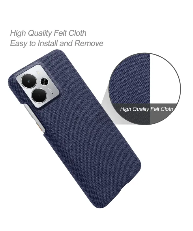 Coque Realme 14 5G / 14T 5G revêtement tissu