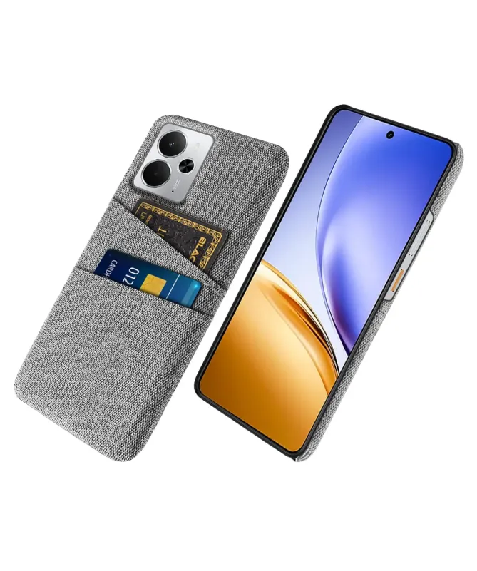 Coque Realme 14 5G / 14T 5G en Tissu avec Double Rangement