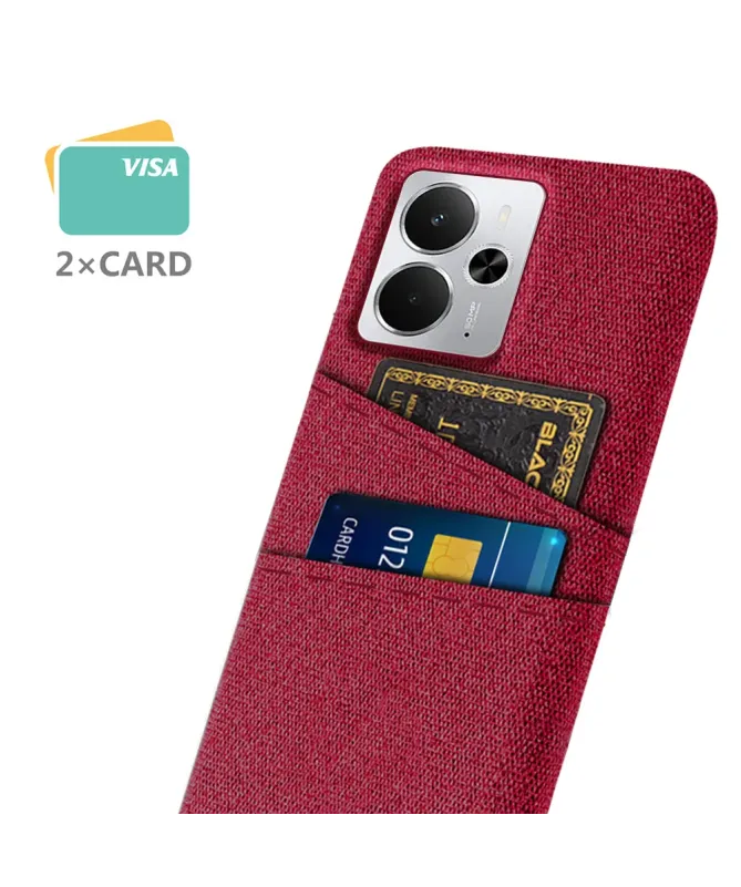 Coque Realme 14 5G / 14T 5G en Tissu avec Double Rangement
