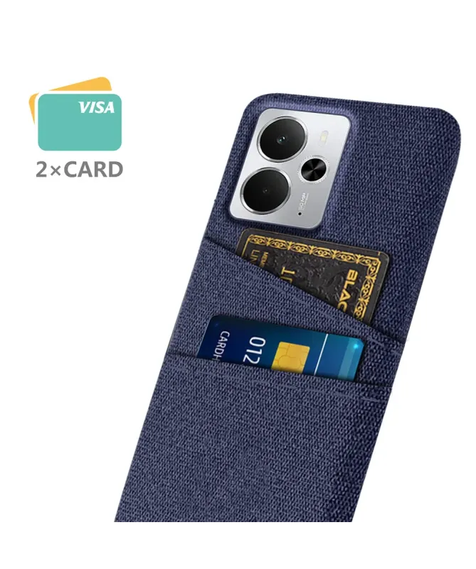 Coque Realme 14 5G / 14T 5G en Tissu avec Double Rangement