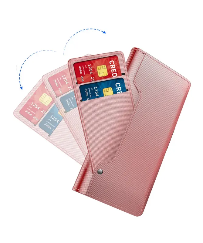 Housse Realme 14 5G / 14T 5G Flip premium porte cartes avec miroir