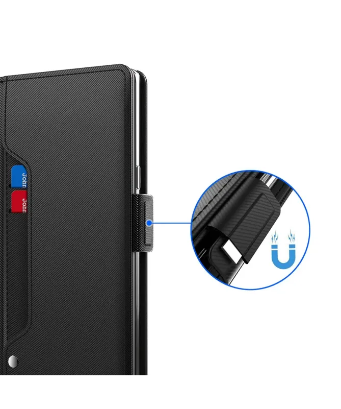 Housse Realme 14 5G / 14T 5G Flip premium porte cartes avec miroir