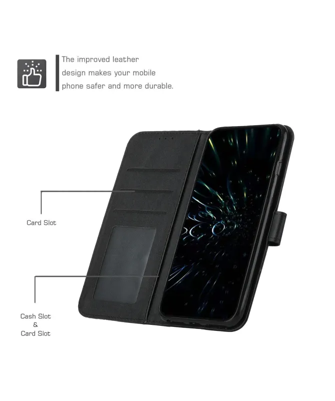 Housse Realme 14 5G / 14T 5G Lines Effet Cuir