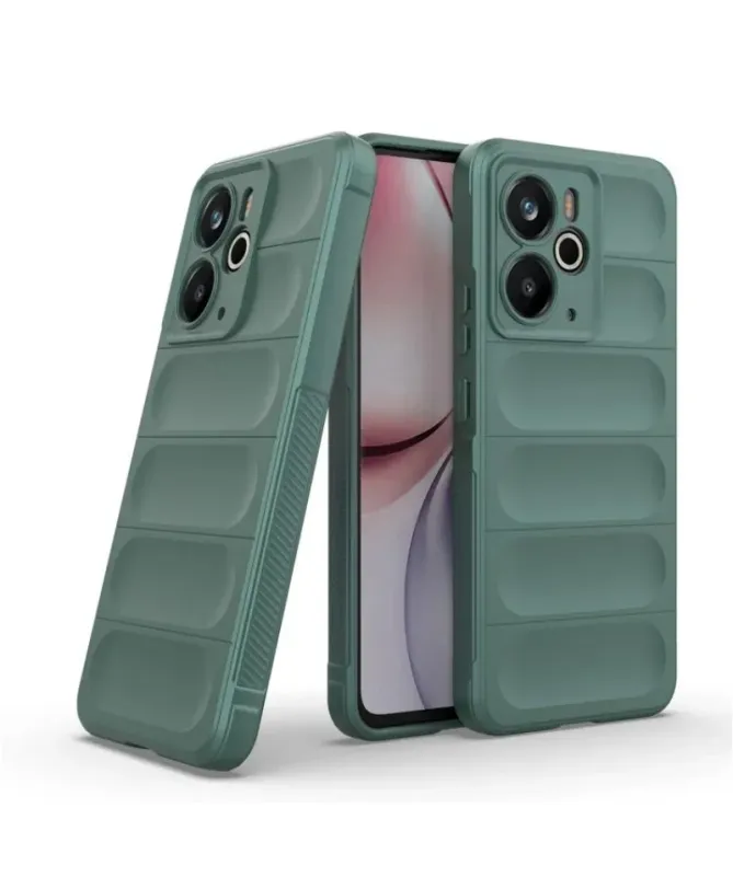 Coque Realme 14 5G / 14T 5G Rugged silicone avec verre trempé