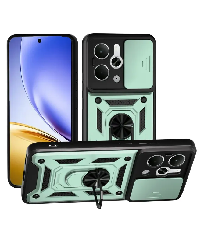 Coque Realme 14 5G / 14T 5G / P3 5G Camera Slide Fonction Support