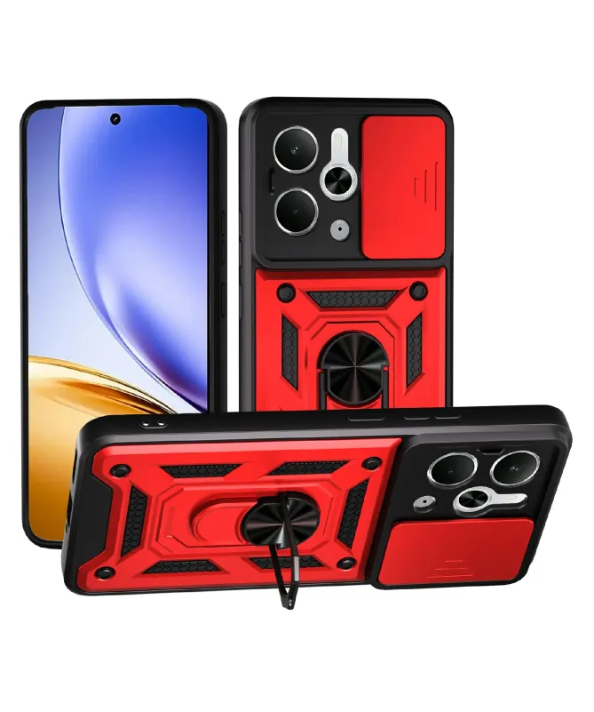 Coque Realme 14 5G / 14T 5G / P3 5G Camera Slide Fonction Support