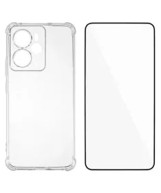 Pack Realme 14 5G / 14T 5G Coque Coins Renforcés Transparente avec Ver