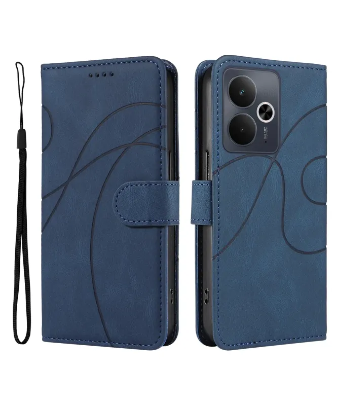 Housse Realme 14 5G / 14T 5G simili cuir artistique