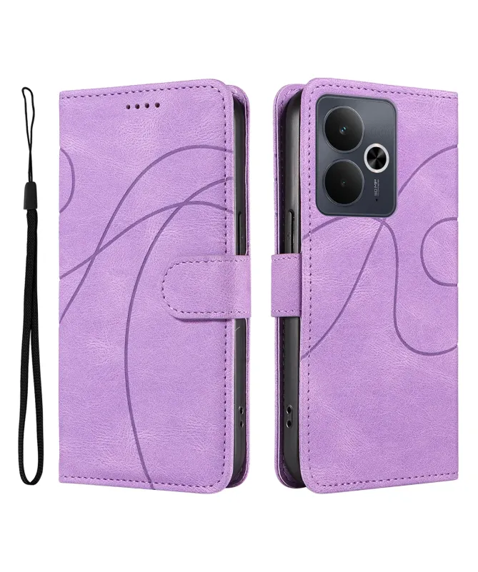 Housse Realme 14 5G / 14T 5G simili cuir artistique