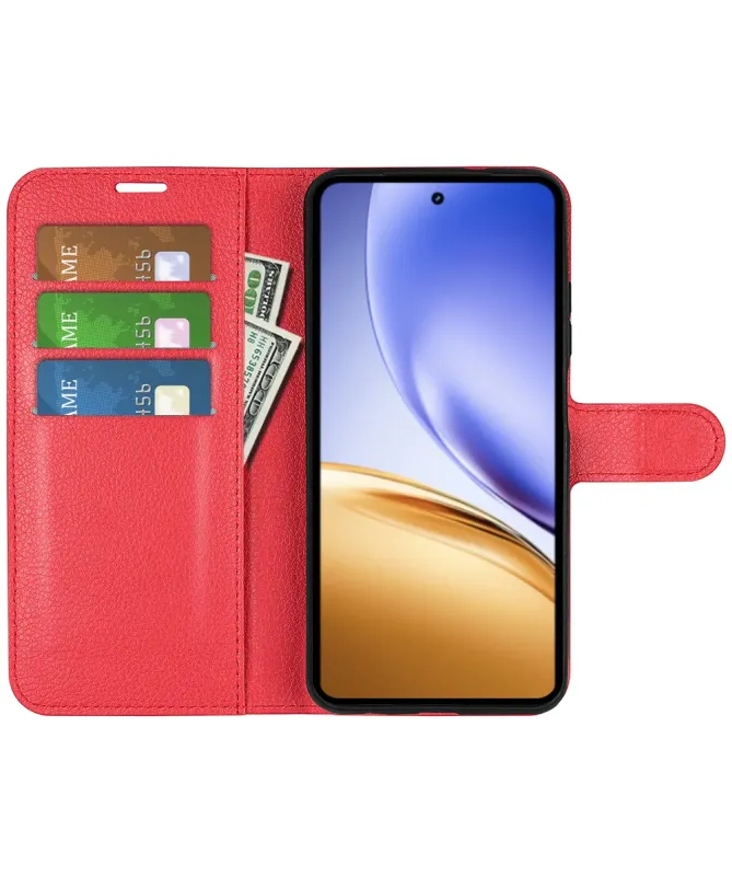 Housse Realme 14 5G / 14T 5G portefeuille style cuir