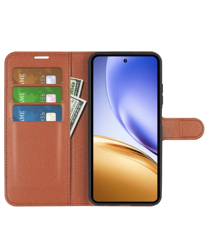 Housse Realme 14 5G / 14T 5G portefeuille style cuir