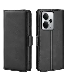 Étui Realme 14 5G / 14T 5G portefeuille revêtement simili cuir mat