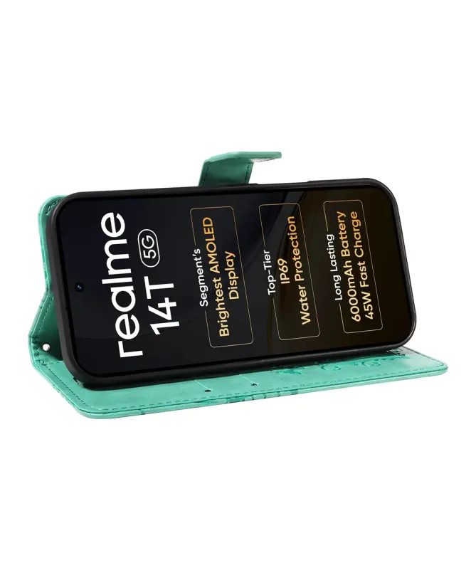 Housse Realme 14 5G / 14T 5G Papillons fonction support