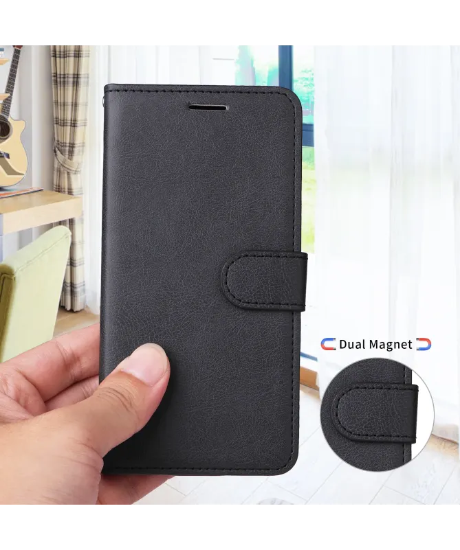 Housse Realme 14 5G / 14T 5G Sylvette simili cuir avec lanière