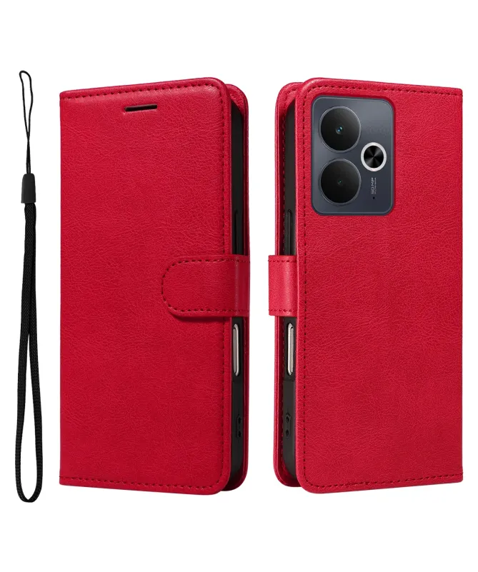 Housse Realme 14 5G / 14T 5G Sylvette simili cuir avec lanière