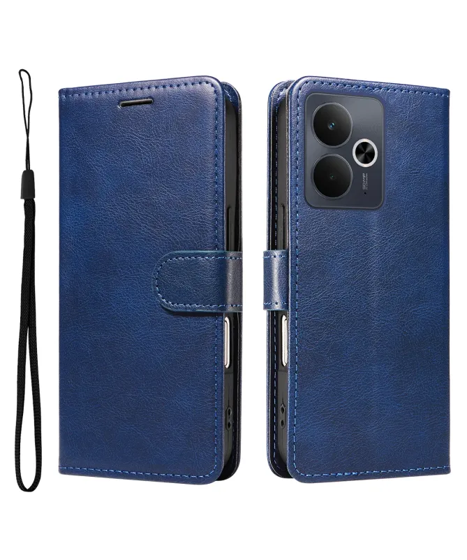 Housse Realme 14 5G / 14T 5G Sylvette simili cuir avec lanière