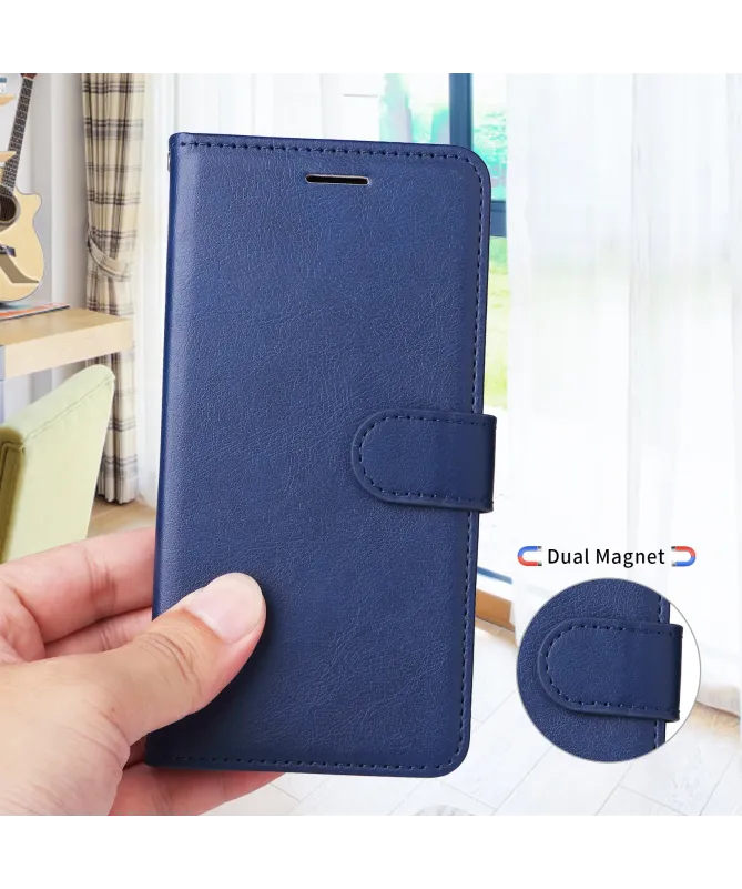 Housse Realme 14 5G / 14T 5G Sylvette simili cuir avec lanière