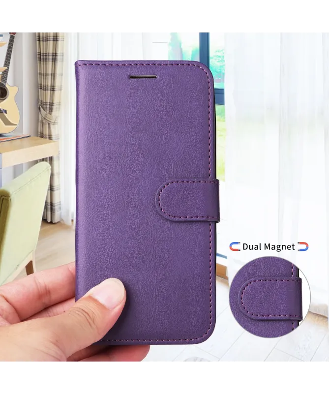 Housse Realme 14 5G / 14T 5G Sylvette simili cuir avec lanière