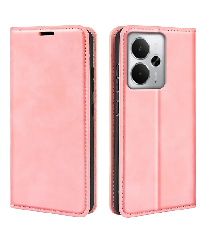 Étui Realme 14 5G / 14T 5G simili cuir fonction stand