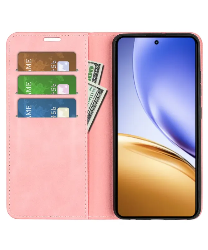 Étui Realme 14 5G / 14T 5G simili cuir fonction stand