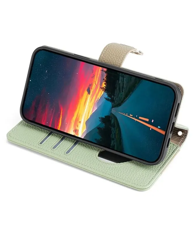 Housse Realme 14 5G / 14T 5G luxury portefeuille avec chaîne