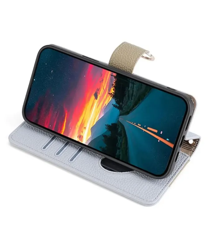 Housse Realme 14 5G / 14T 5G luxury portefeuille avec chaîne