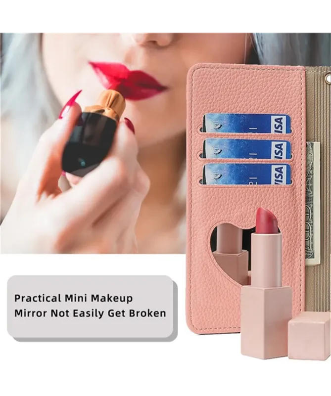 Housse Realme 14 5G / 14T 5G luxury portefeuille avec chaîne